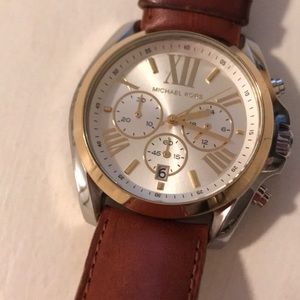 Michael Kors Brown Leather Watch